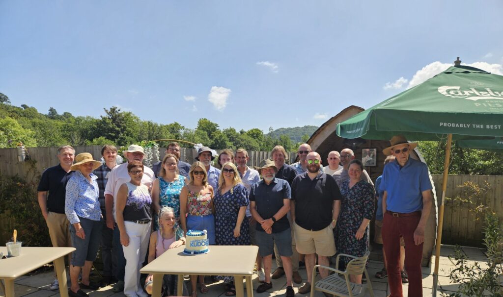 Team Kudos and friends celebrating 30 years